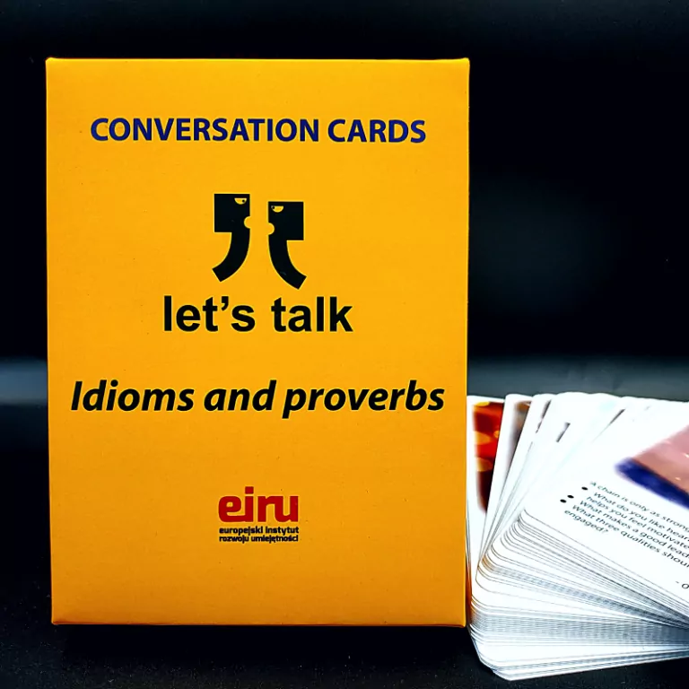 Karty konwersacyjne Idioms and proverbs - tantis.pl