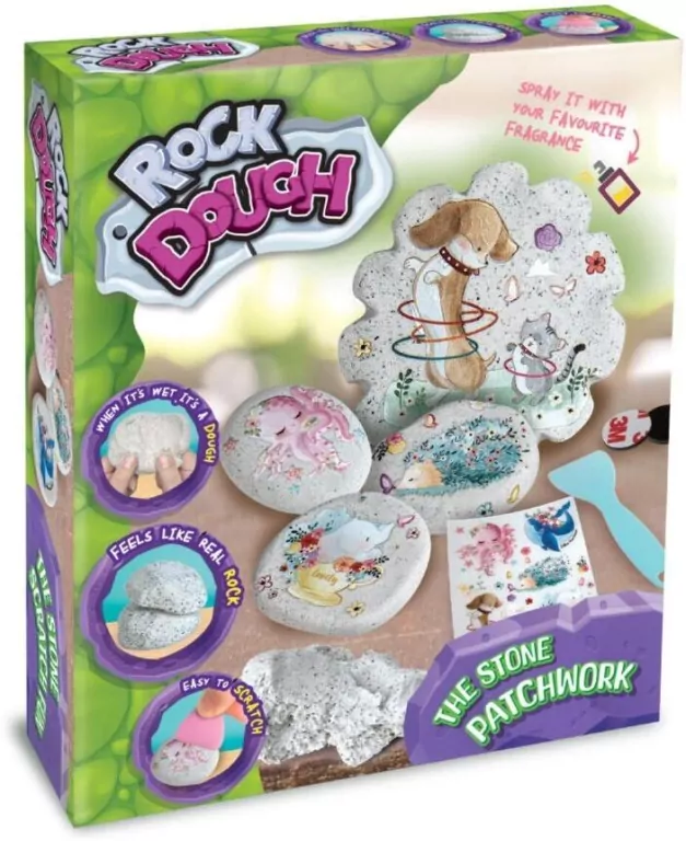 Zestaw Rock Dough - Kamienne magnesy Zwierzątka - tantis.pl