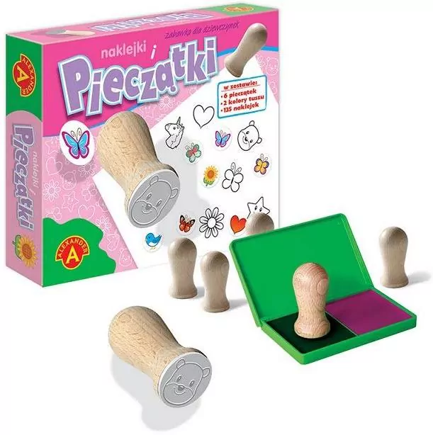 Naklejki i pieczątki. Zabawka dla dziewczynek - tantis.pl