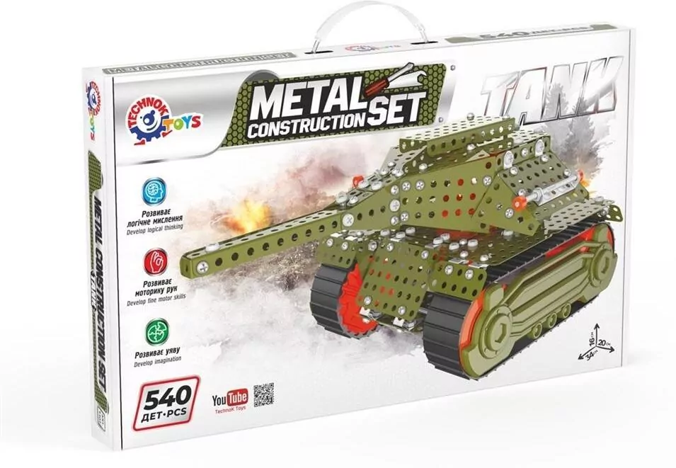 Konstruktor metalowy 540el - tantis.pl