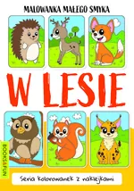 W lesie. Malowanka małego smyka - tantis.pl