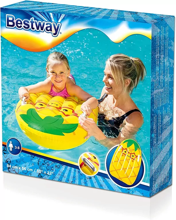 Bestway. Deska dmuchana owoce 84x56cm mix, 42049 - tantis.pl