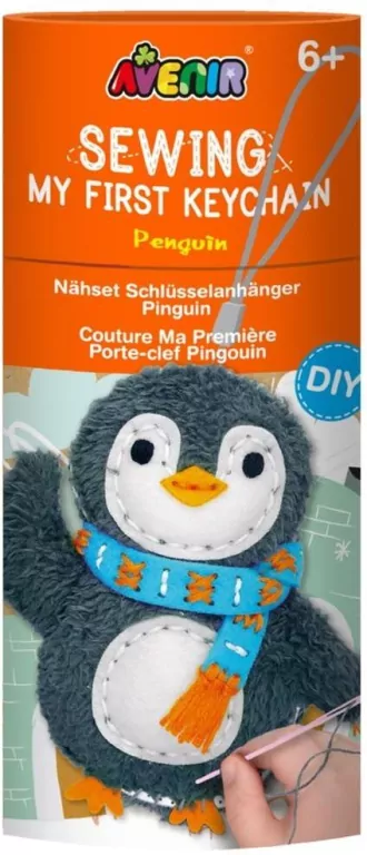 Uszyj brelok do kluczy Pingwin - tantis.pl