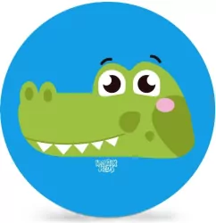 Piłka PVC Sportox Kids 230mm - Krokodyl