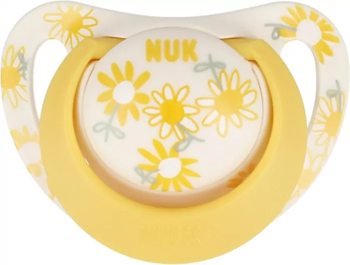 NUK. Star. Smoczki. 6-18 miesięcy. Żółty i różowy - tantis.pl