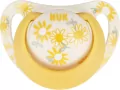 NUK. Star. Smoczki. 6-18 miesięcy. Żółty i różowy - tantis.pl