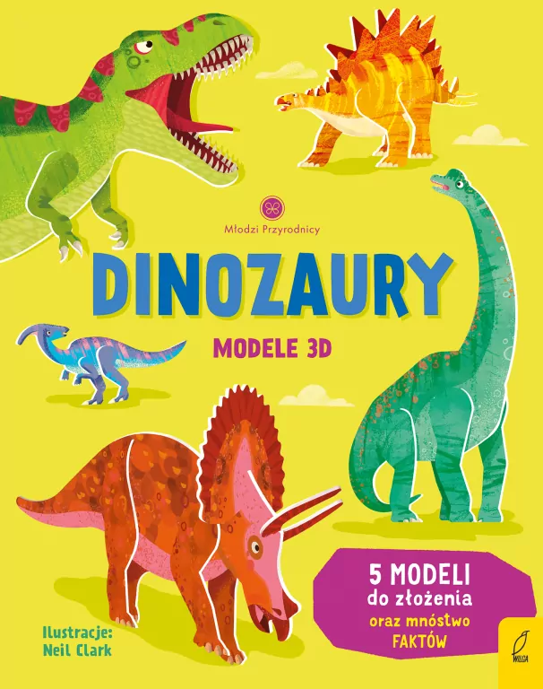 Dinozaury. Modele 3D. Młodzi przyrodnicy - tantis.pl