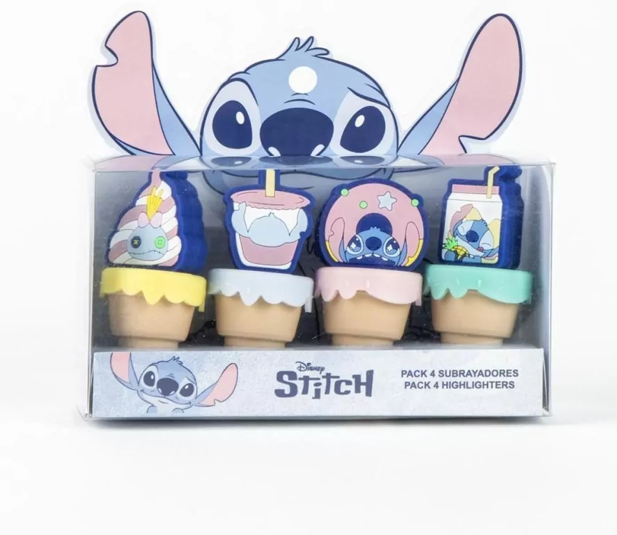 Zestaw zakreślaczy Stitch - tantis.pl