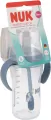 NUK. Butelka do nauki picia ze słomką. 260 ml. Pingwin - tantis.pl