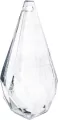 Zawieszki Krople bezbarwne 23 x 51 mm, 5 sztuk - tantis.pl