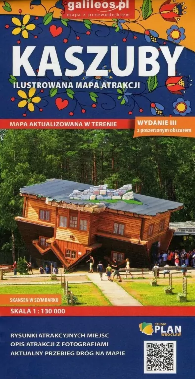 Kaszuby. Ilustrowana mapa atrakcji 1:130 000 - tantis.pl
