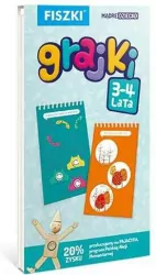 Fiszki. Grajki 3-4 lata. Mądre dziecko