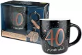 Kubek Denim z metalowym brelokiem - 40 urodziny - tantis.pl