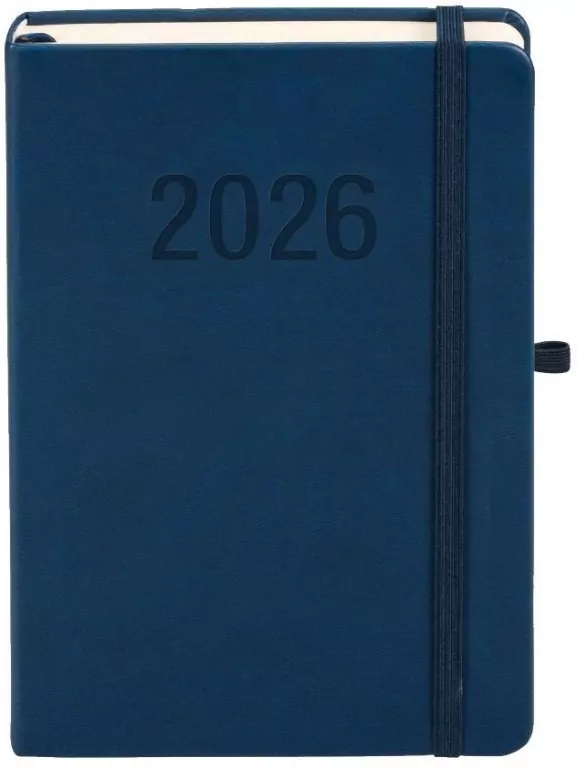 Kalendarz 2026 A5 Memofix DNS granatowy - tantis.pl
