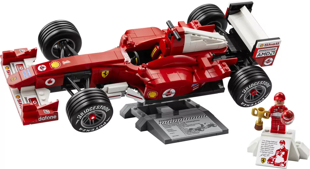 LEGO® Icons. Ferrari F2004 i Michael Schumacher 11375 - tantis.pl