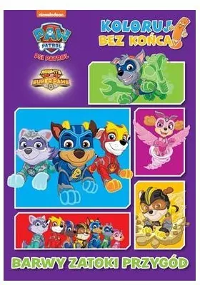 Psi Patrol. Koloruj bez końca cz. 2 Barwy zatoki przygód - tantis.pl