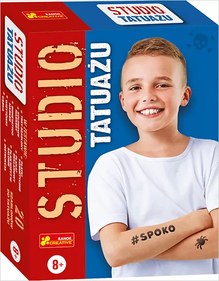 Studio tatuażu. Zestaw dla chłopców - tantis.pl