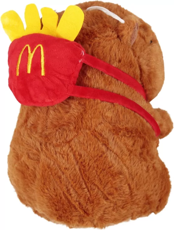 PLUSZAK KAPIBARA Z FRYTKAMI MCD 21CM - tantis.pl
