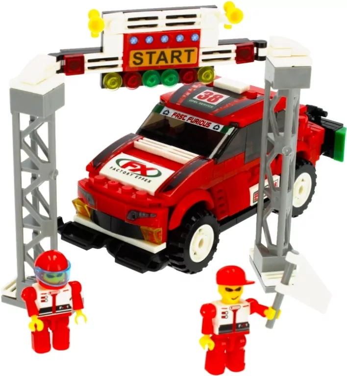 Klocki konstrukcyjne Alleblox Racing Team 255 elementów - tantis.pl
