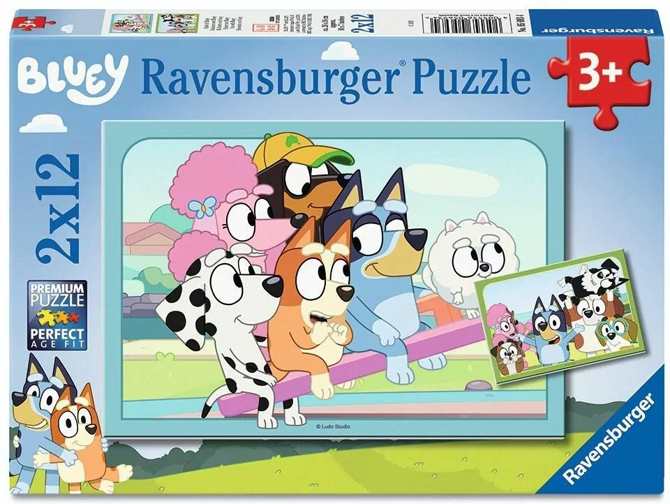 Puzzle 2x12 Fun with Bluey - tantis.pl