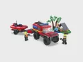 LEGO® City. Terenowy wóz strażacki z łodzią ratunkową 60412 - tantis.pl