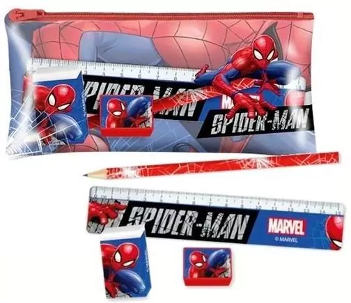 Piórnik Spiderman z akcesoriami - tantis.pl