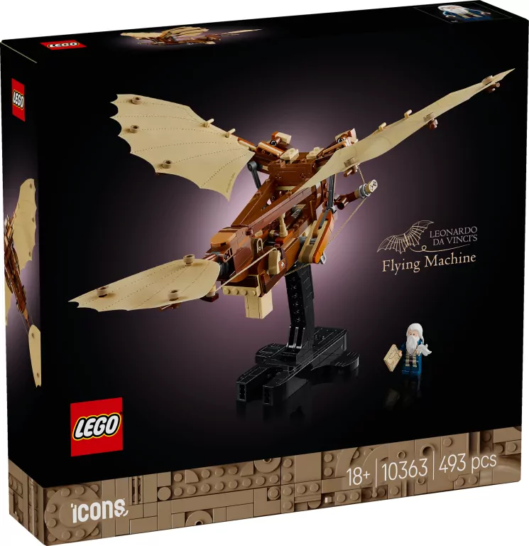 LEGO® Icons. Maszyna latająca Leonarda da Vinci 10363 - tantis.pl