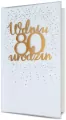 Karnet B6 Urodziny 80 - tantis.pl