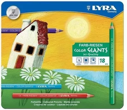Kredki Color Gigant 18 kolorów LYRA - tantis.pl