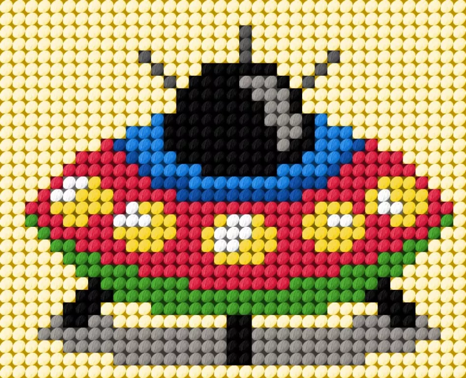 Haft. Moje pierwsze wyszywanie - Statek UFO - tantis.pl