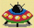 Haft. Moje pierwsze wyszywanie - Statek UFO - tantis.pl