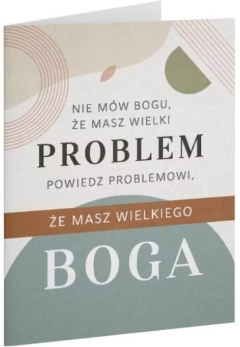 Kartka składana. Wielki Bóg - tantis.pl