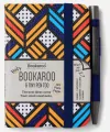 Bookaroo Notatnik A7 z długopisem - geometryczne - tantis.pl