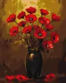 Malowanie po numerach - Bukiet maków 40x50cm - tantis.pl