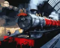 Malowanie po numerach -Ekspres do Hogwartu metal - tantis.pl