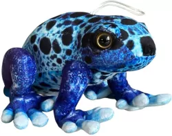 Żaba trująca niebieska 18cm