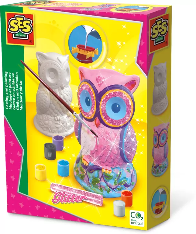 Sowa odlew gipsowy 3D - tantis.pl