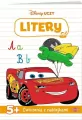Litery. Disney Uczy. Auta. Ćwiczenia z naklejkami - tantis.pl