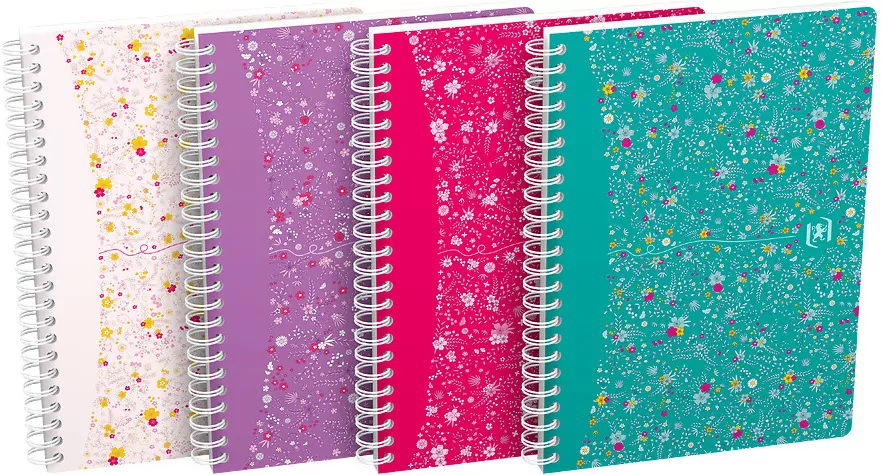 Kołozeszyt A5. Floral 1 sztuka, mix - tantis.pl