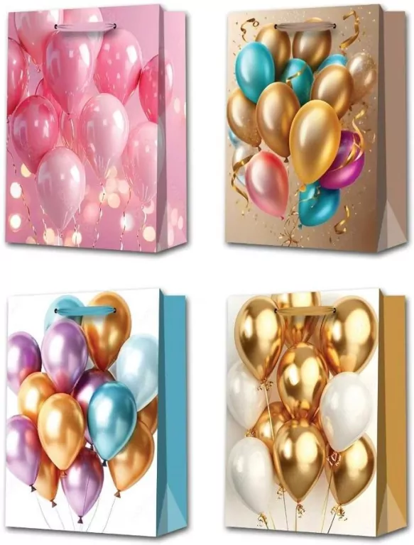 Torebka prezentowa M Balony - tantis.pl