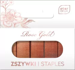 Zszywki 24/6 Rose Gold