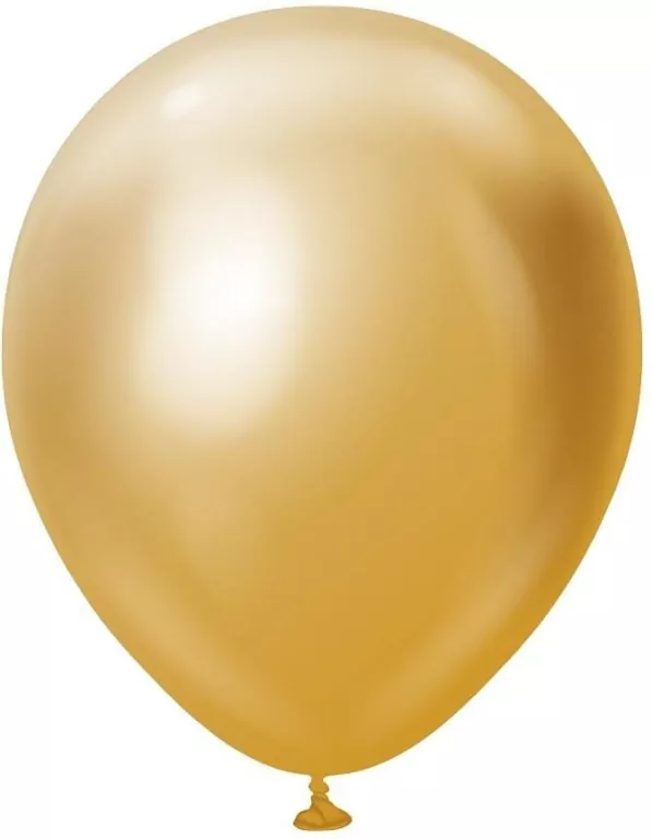 Balony Kalisan mirror złote 50szt - tantis.pl