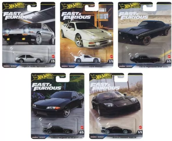 Hot Wheels Samochód Szybcy i wściekli Premium mix - tantis.pl
