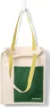 Bookaroo Torba bawełniana Forest Green&Chartreuse - tantis.pl