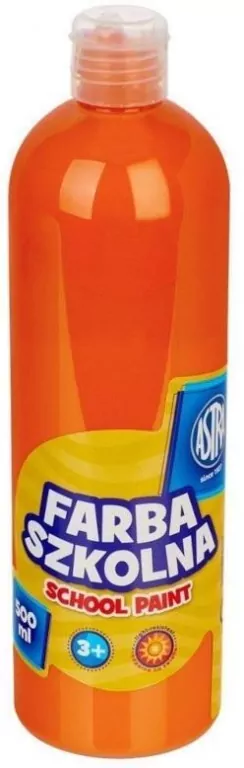 Astra. Farba szkolna pomarańczowa 500ml - tantis.pl