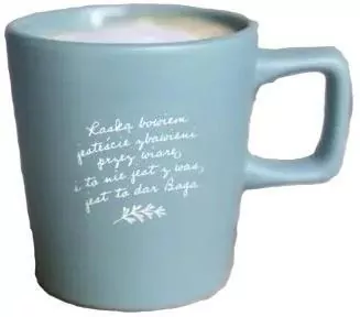 Kubek matowy - Łaską bowiem - tantis.pl