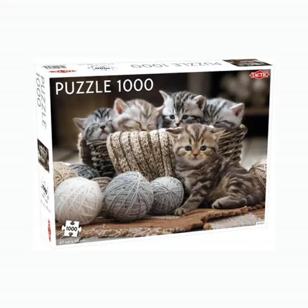 Puzzle Małe kotki 1000 - tantis.pl