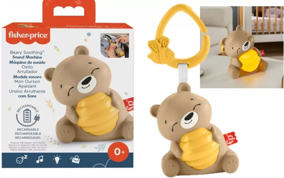 Misiaczek uspokajaczek Fisher Price - tantis.pl
