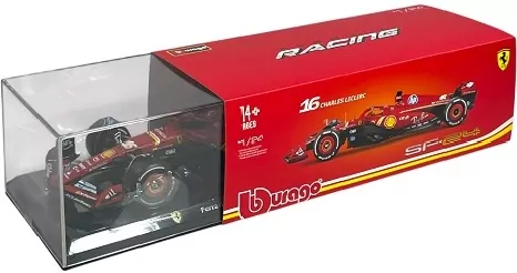 Ferrari Formula With Helmet & Plastic Stand - tantis.pl
