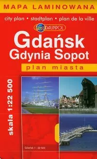 Plan Miasta EuroPilot. Gdańsk Gdynia Sopot laminat - tantis.pl